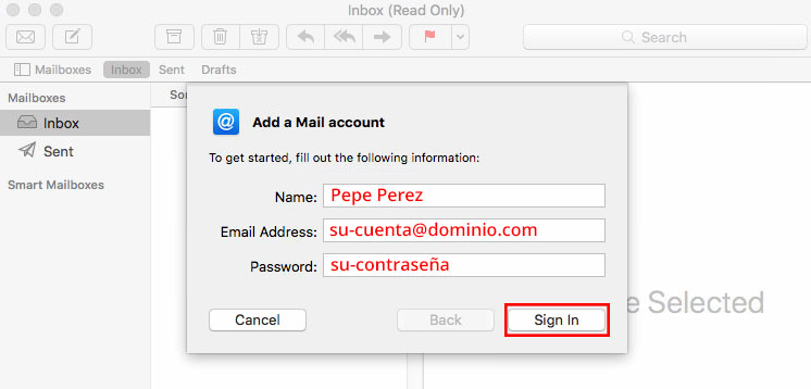 Configurar correo POP3 en Apple Mail paso3